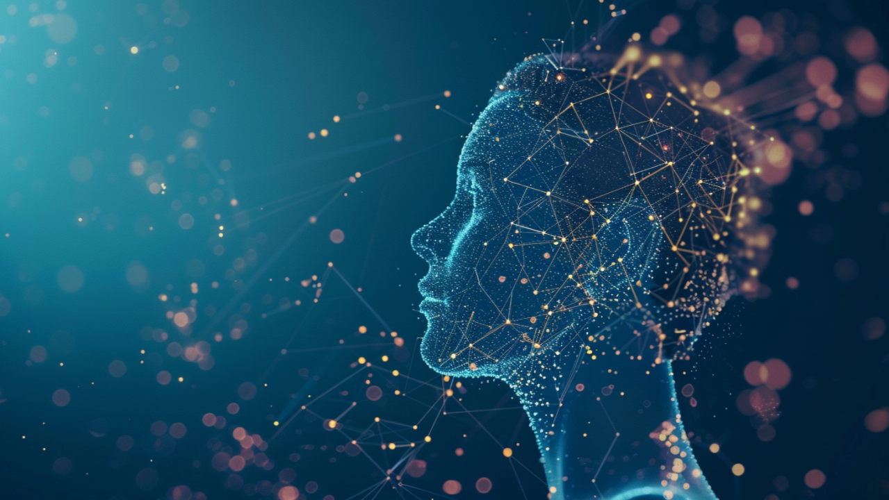 Illustration conceptuelle d'une interface homme-machine sécurisée montrant le contrôle des accès aux données.